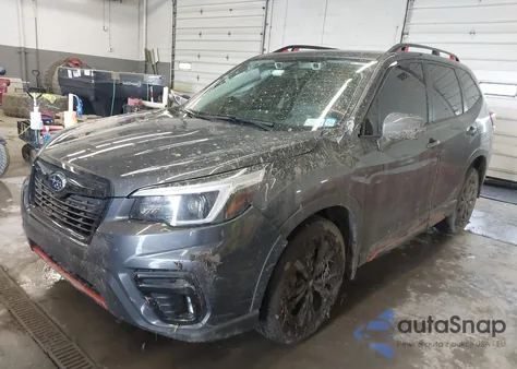 2021 Subaru Forester Sport из США, поврежденный, VIN JF2SKARC9MH456948